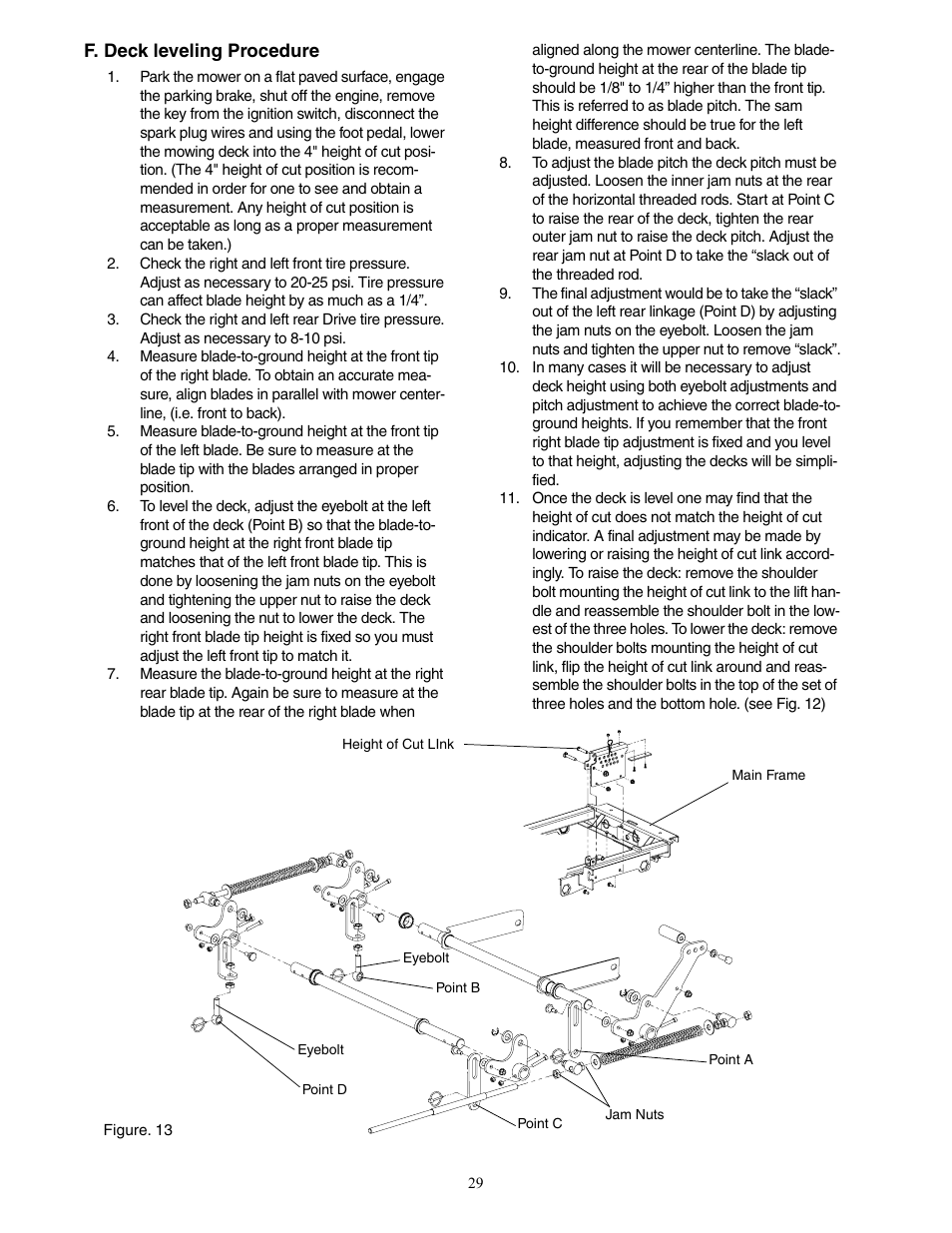 Cub Cadet 48-inch Fabricated Deck User Manual | Page 29 / 36