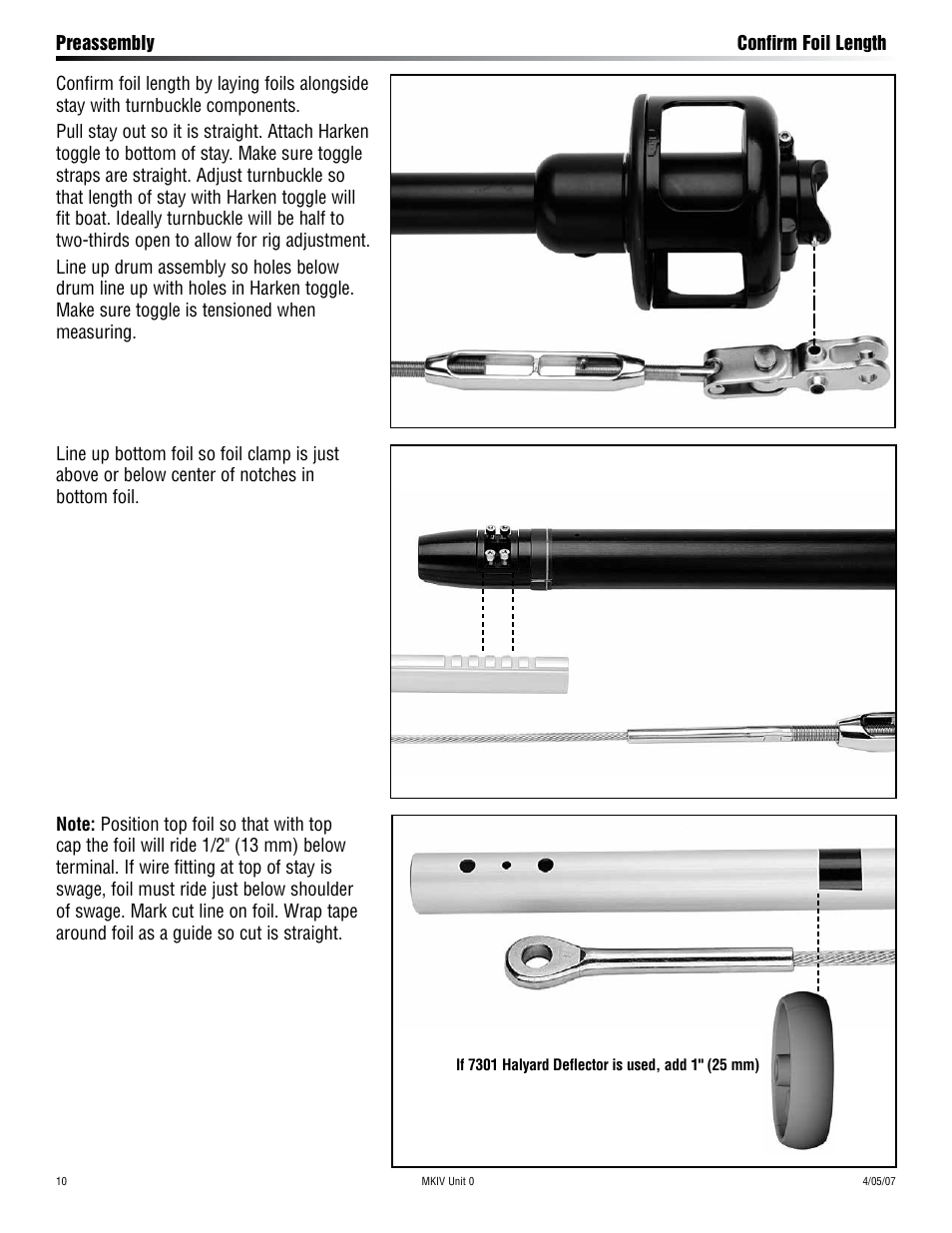 Harken 7410.10 MKIV Jib Reefing & Furling User Manual | Page 10 / 36