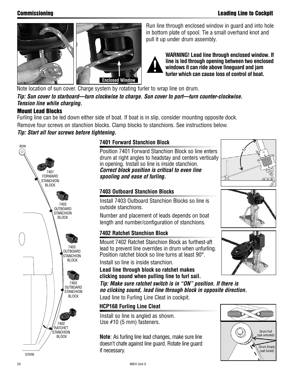 Harken 7410.10 MKIV Jib Reefing & Furling User Manual | Page 24 / 36