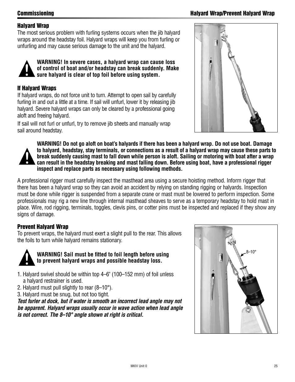Harken 7410.10 MKIV Jib Reefing & Furling User Manual | Page 25 / 36