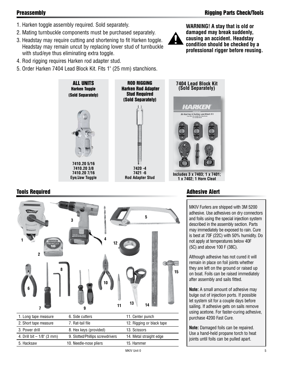 Harken 7410.10 MKIV Jib Reefing & Furling User Manual | Page 5 / 36