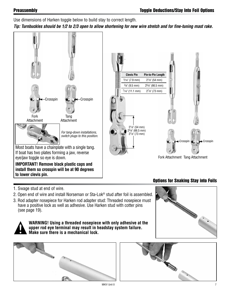 Harken 7410.10 MKIV Jib Reefing & Furling User Manual | Page 7 / 36