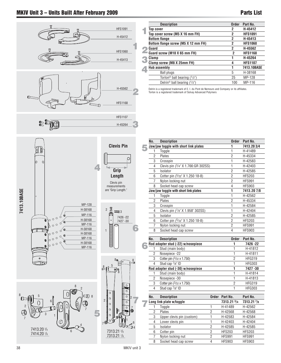 Harken 7413.10 MKIV Jib Reefing & Furling built after Feb. 2009 User Manual | Page 38 / 44