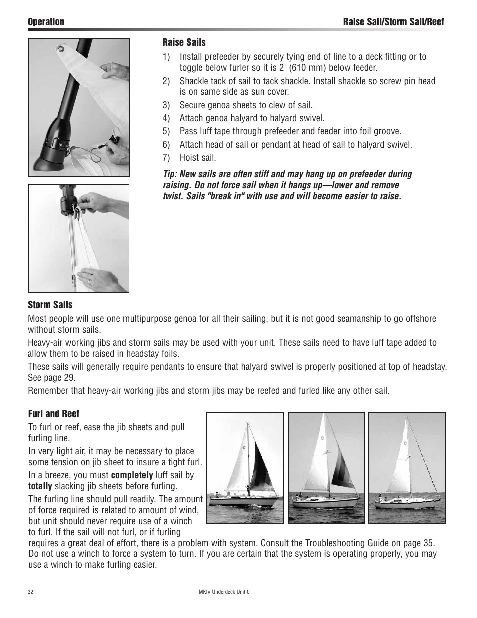Harken 7410.11 MKIV Jib Reefing & Furling User Manual | Page 32 / 40