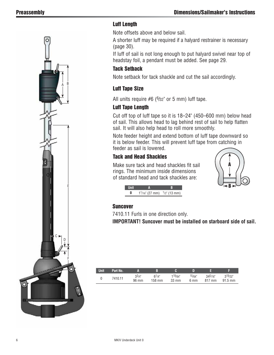Harken 7410.11 MKIV Jib Reefing & Furling User Manual | Page 6 / 40