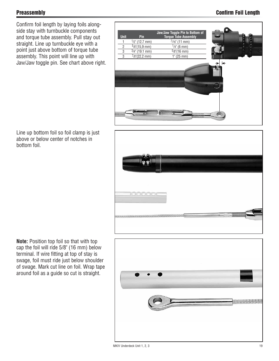 Harken 7411.11 1/2 MKIV Jib Reefing & Furling User Manual | Page 19 / 56