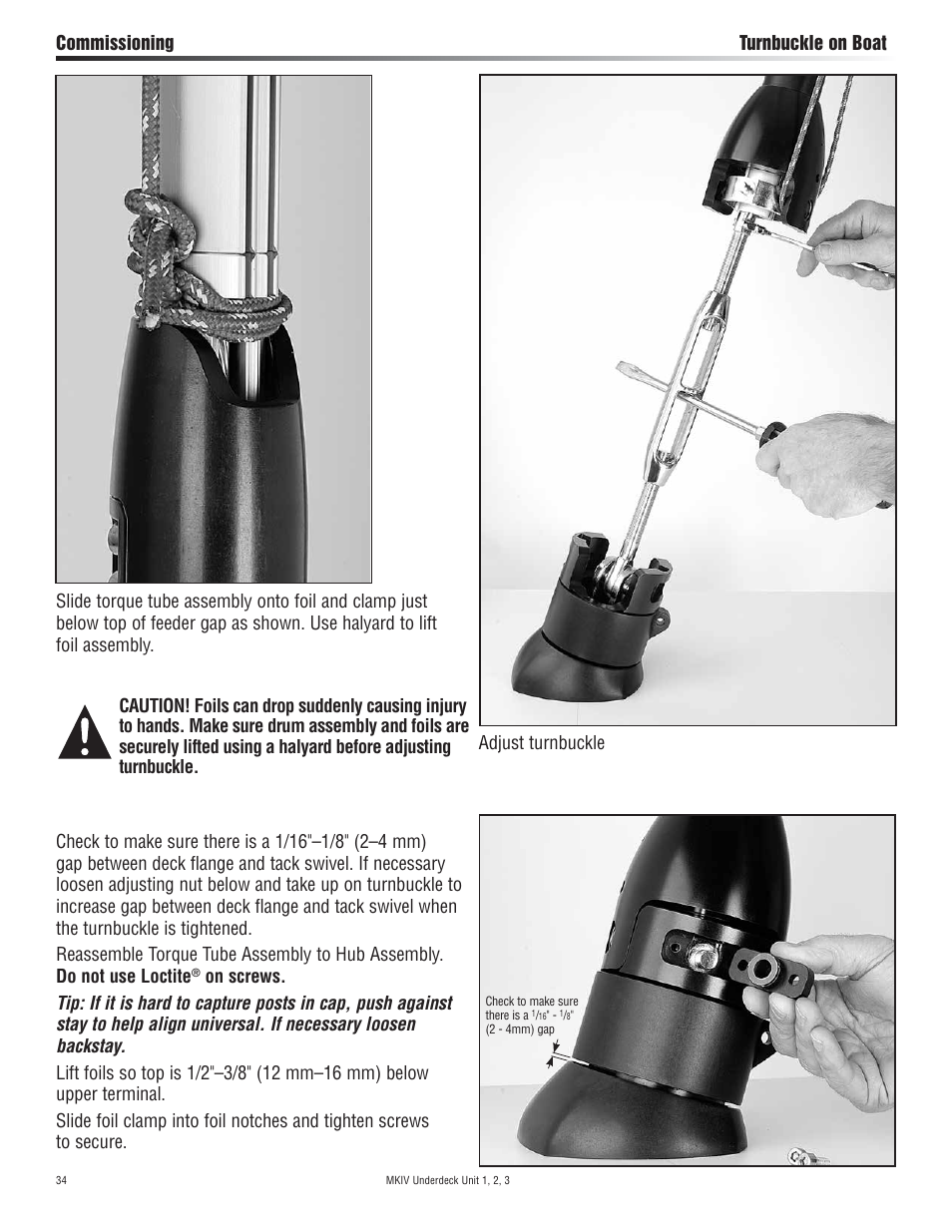 Harken 7411.11 1/2 MKIV Jib Reefing & Furling User Manual | Page 34 / 56