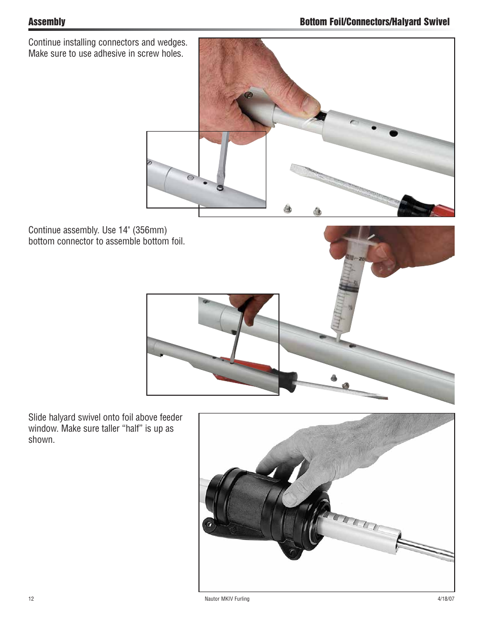 Harken C8436 MKIV Jib Reefing & Furling User Manual | Page 12 / 20