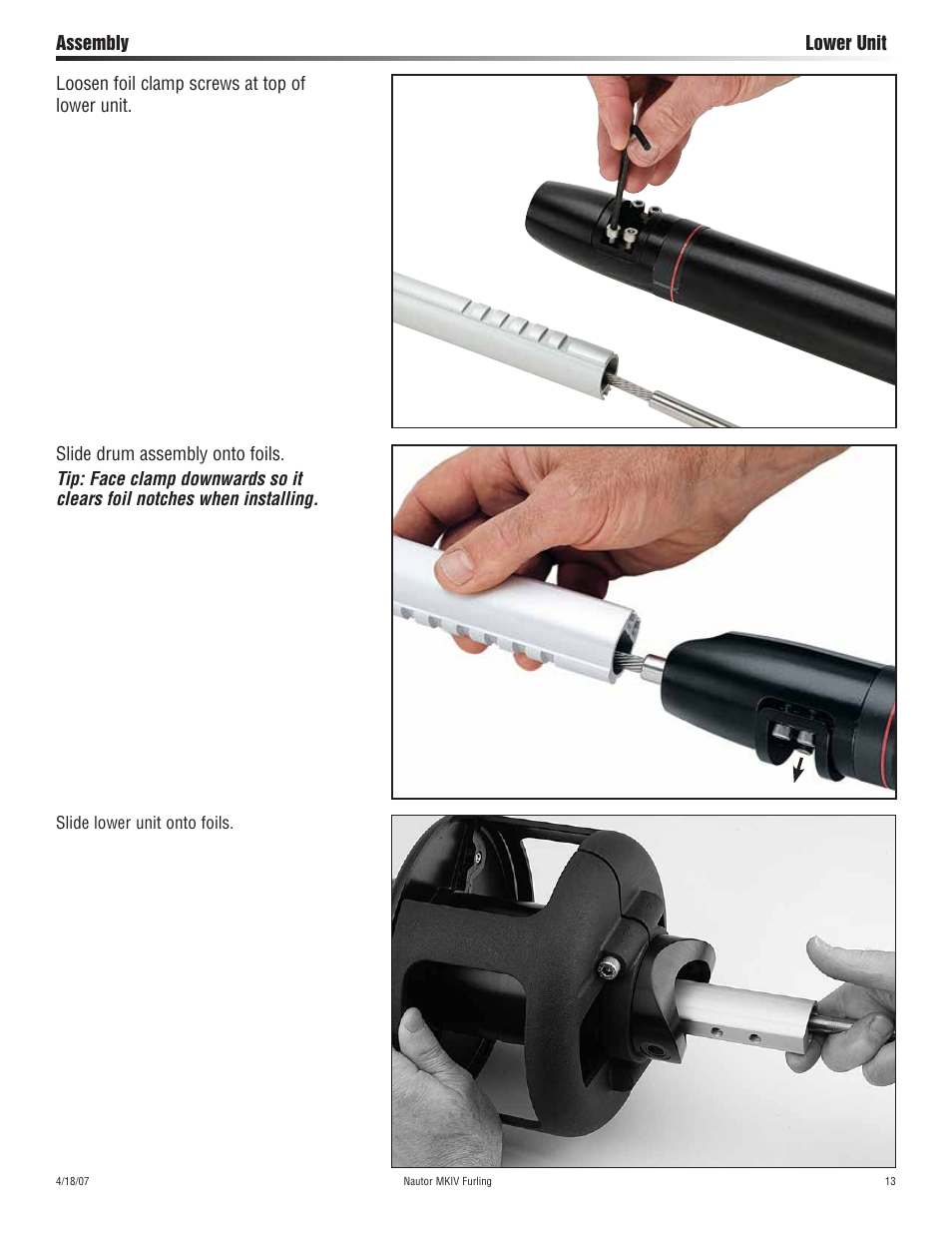 Harken C8436 MKIV Jib Reefing & Furling User Manual | Page 13 / 20