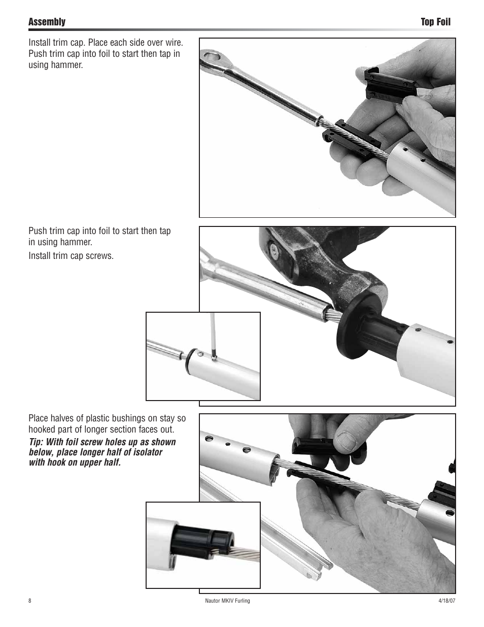 Harken C8436 MKIV Jib Reefing & Furling User Manual | Page 8 / 20