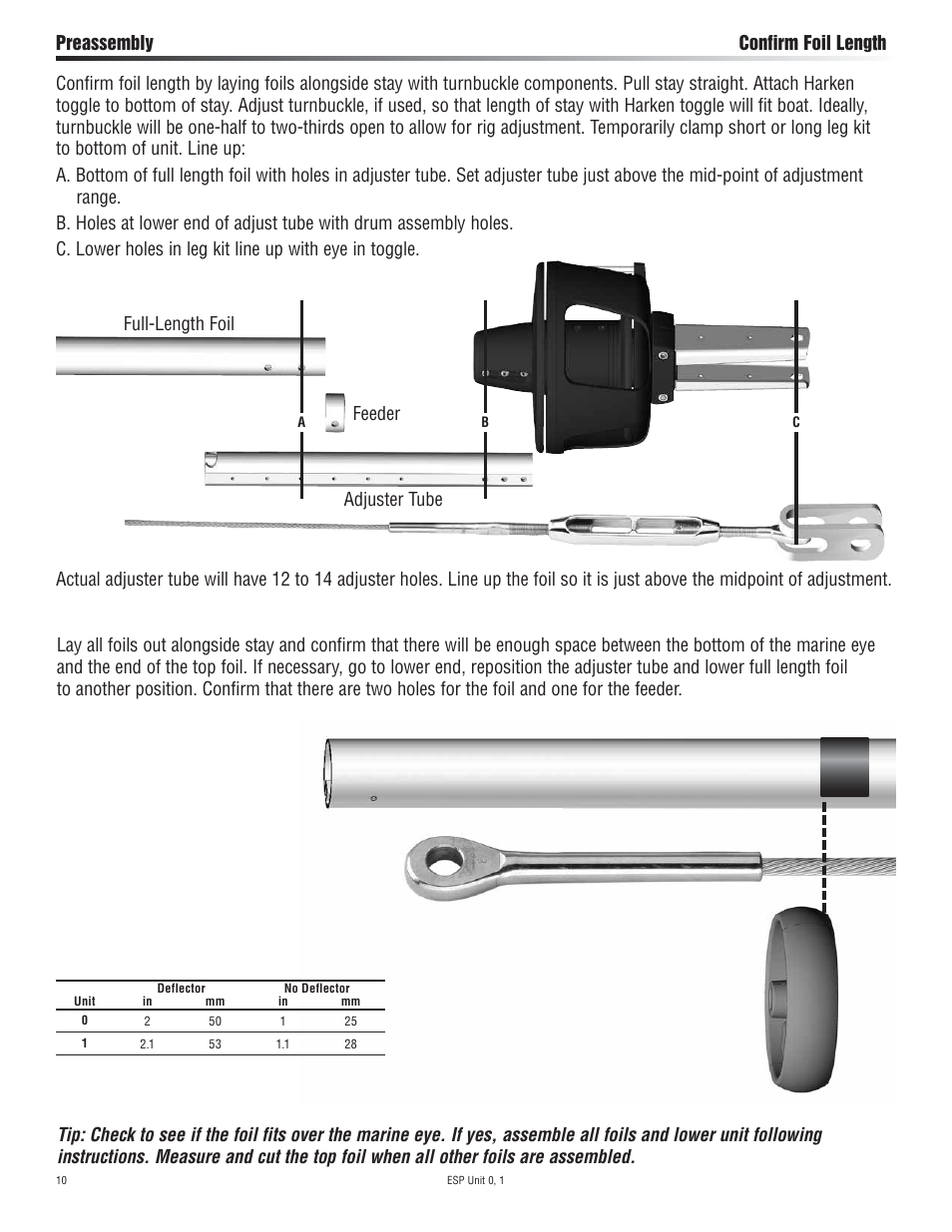 Harken 7320.10 ESP Jib Reefing & Furling User Manual | Page 10 / 36