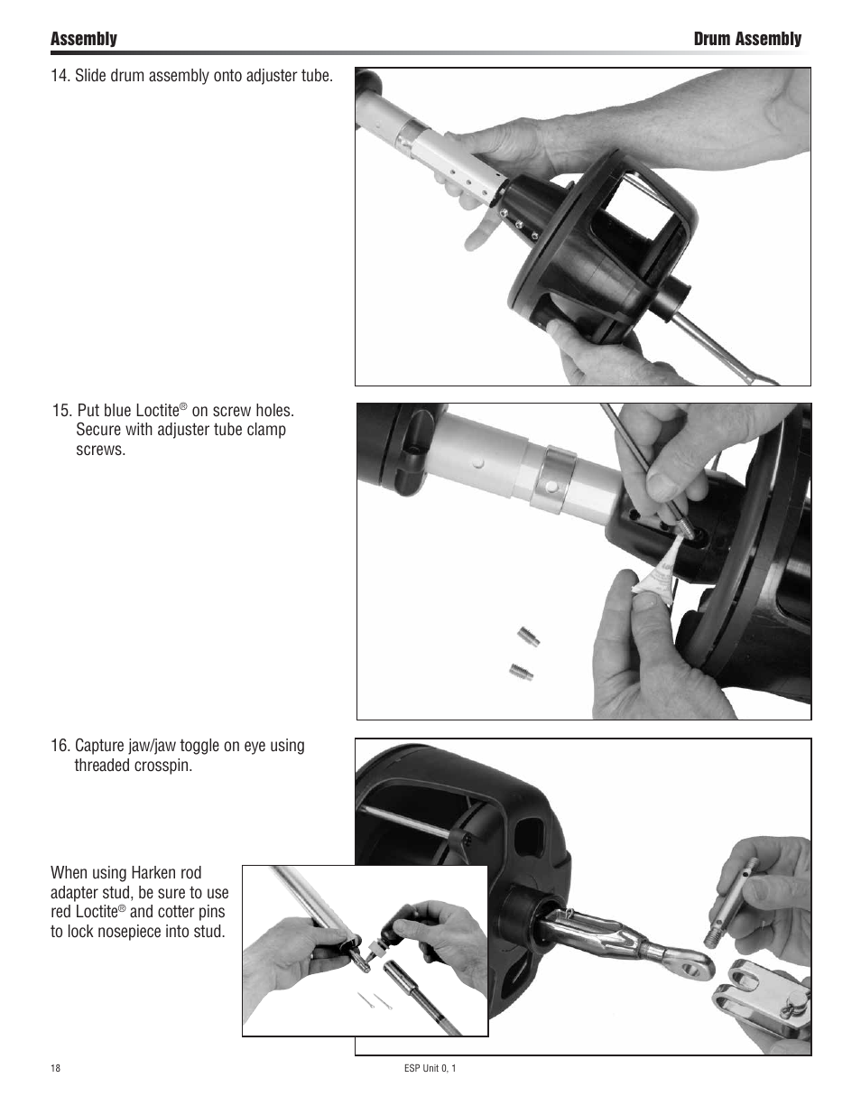 Harken 7320.10 ESP Jib Reefing & Furling User Manual | Page 18 / 36