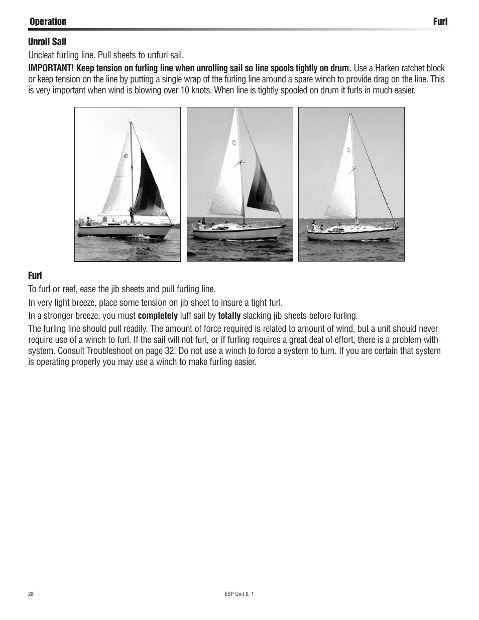 Harken 7320.10 ESP Jib Reefing & Furling User Manual | Page 28 / 36