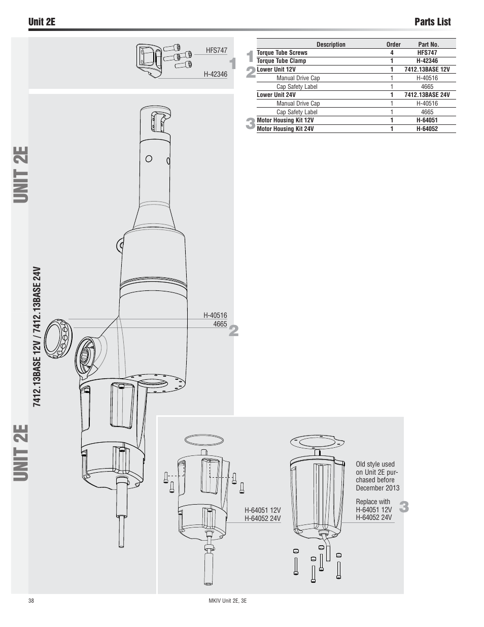 Unit 2e | Harken 7412.13 12V MKIV Electric Jib Reefing & Furling User Manual | Page 38 / 48