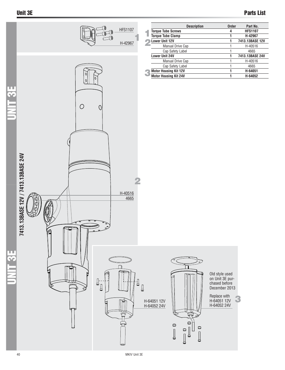 Unit 3e | Harken 7412.13 12V MKIV Electric Jib Reefing & Furling User Manual | Page 40 / 48