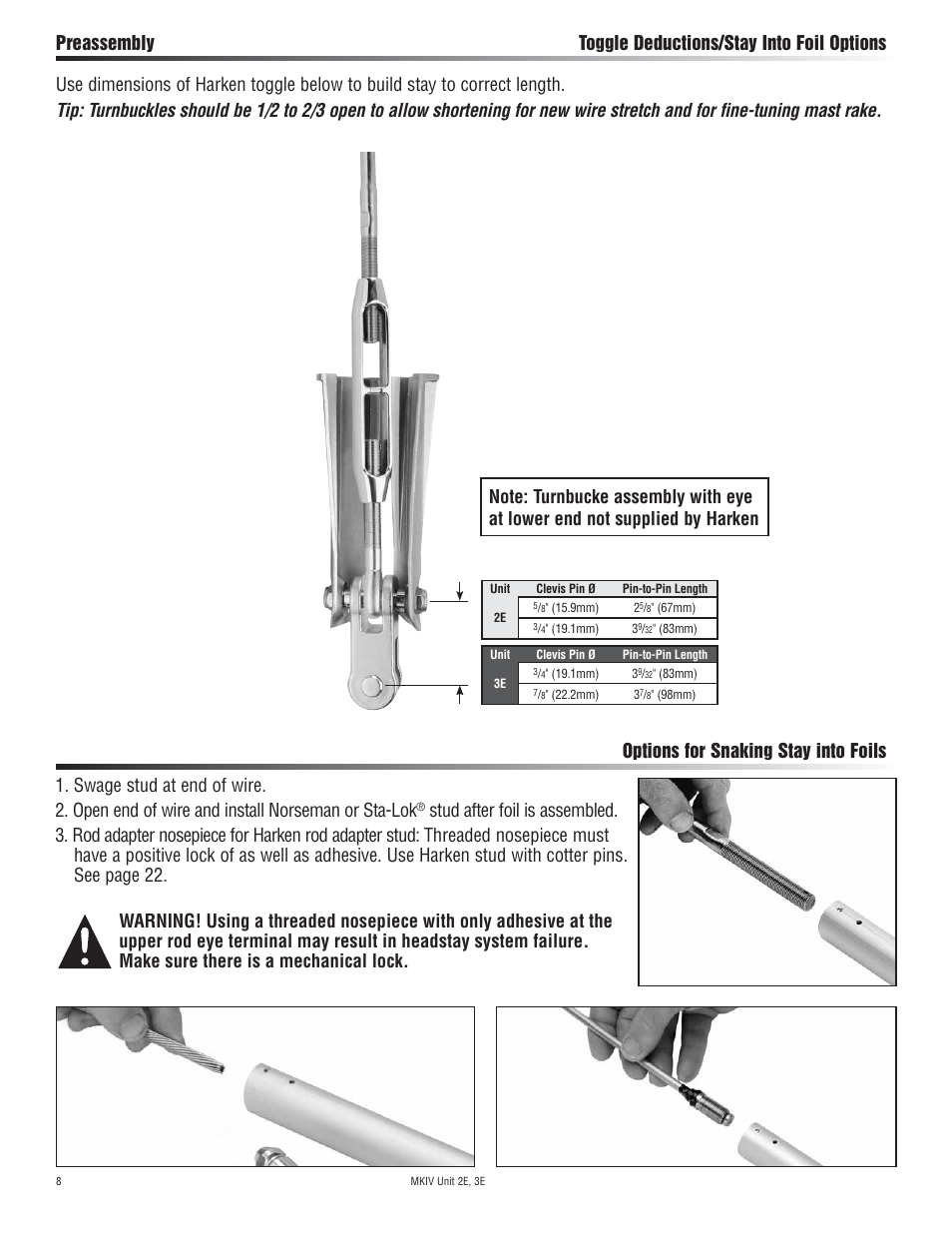 Harken 7412.13 12V MKIV Electric Jib Reefing & Furling User Manual | Page 8 / 48