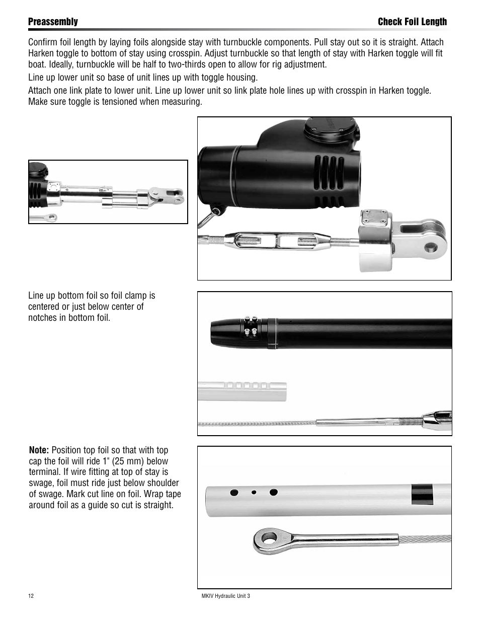 Harken 7413.15 MKIV Hydraulic Jib Reefing & Furling User Manual | Page 12 / 40