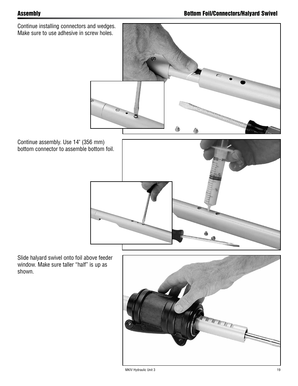 Harken 7413.15 MKIV Hydraulic Jib Reefing & Furling User Manual | Page 19 / 40