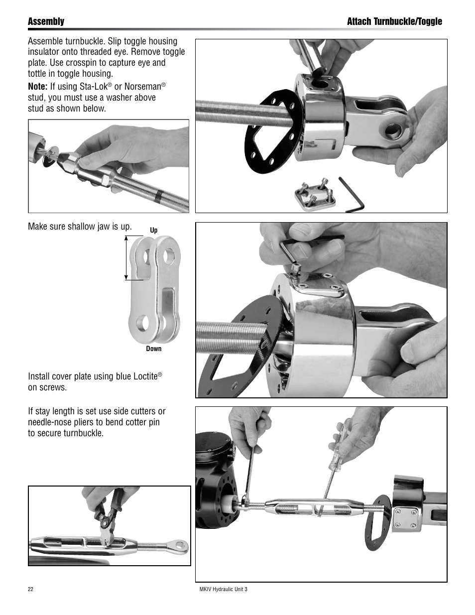 Harken 7413.15 MKIV Hydraulic Jib Reefing & Furling User Manual | Page 22 / 40