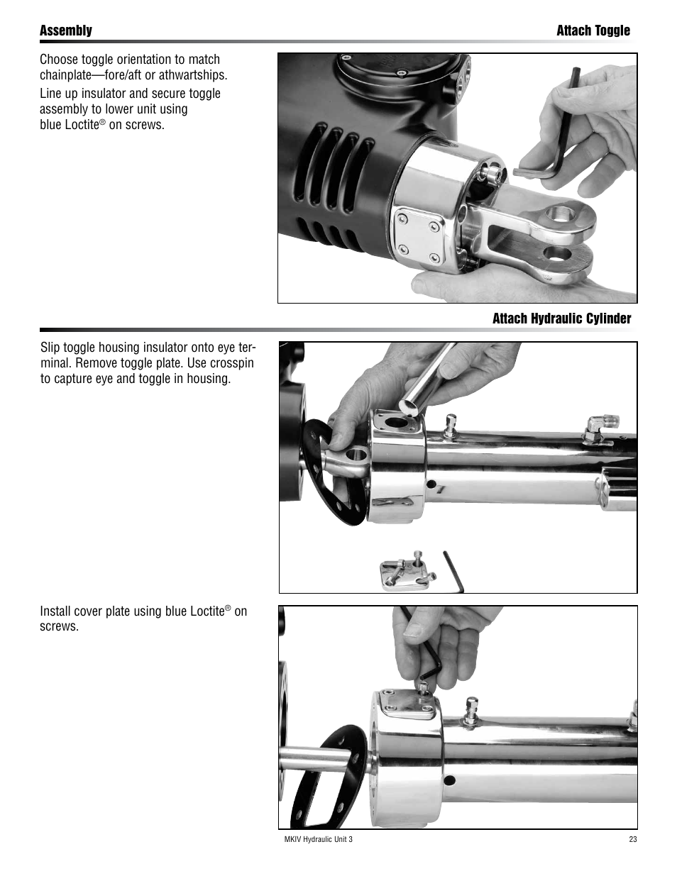 Harken 7413.15 MKIV Hydraulic Jib Reefing & Furling User Manual | Page 23 / 40