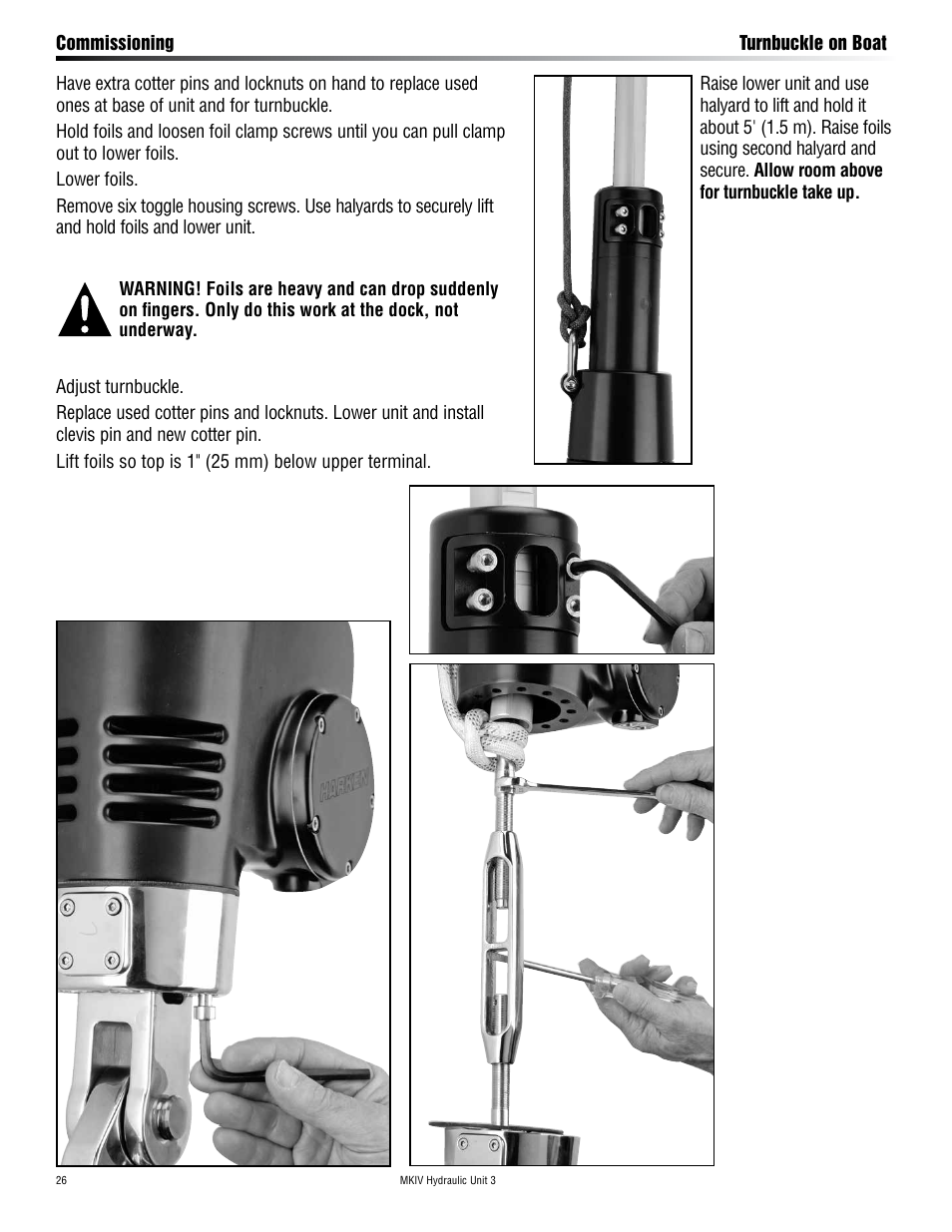 Harken 7413.15 MKIV Hydraulic Jib Reefing & Furling User Manual | Page 26 / 40