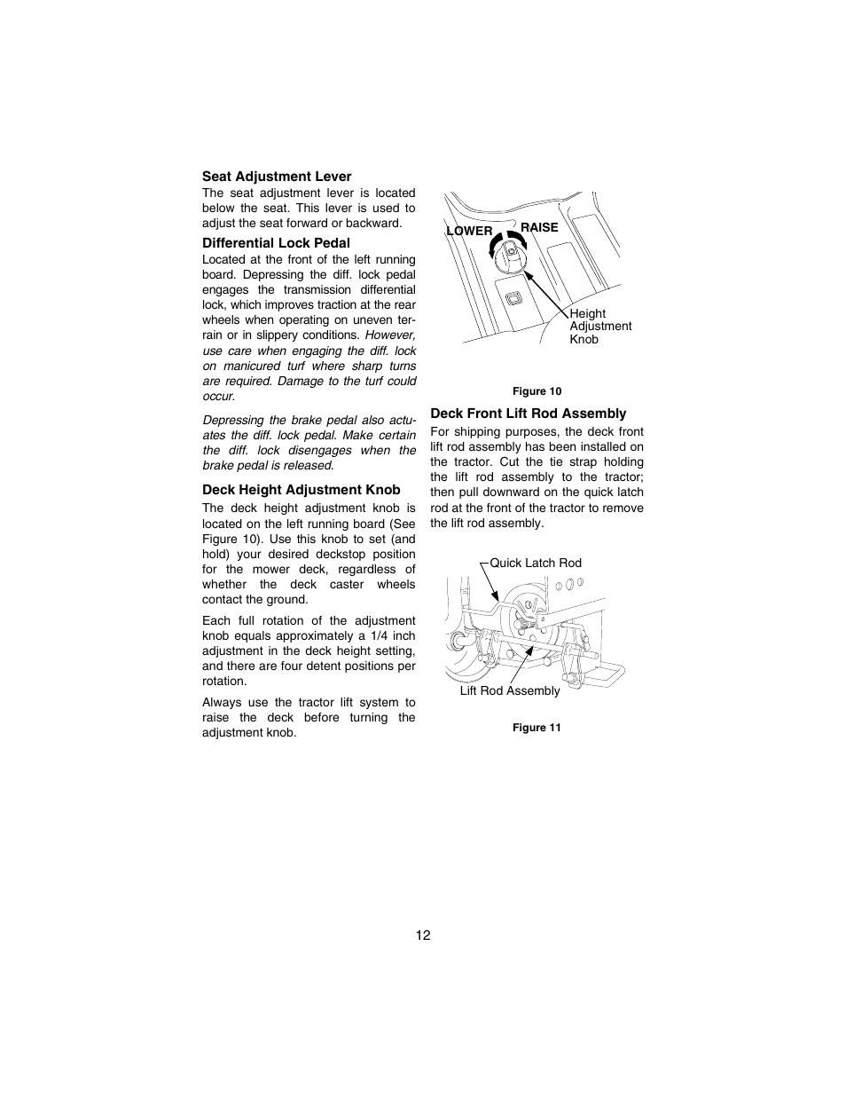 Cub Cadet 3235 User Manual | Page 12 / 44