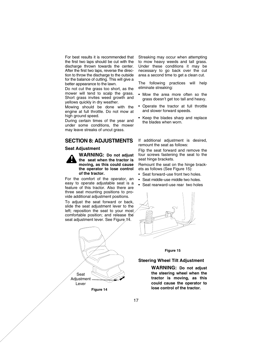 Cub Cadet 3235 User Manual | Page 17 / 44