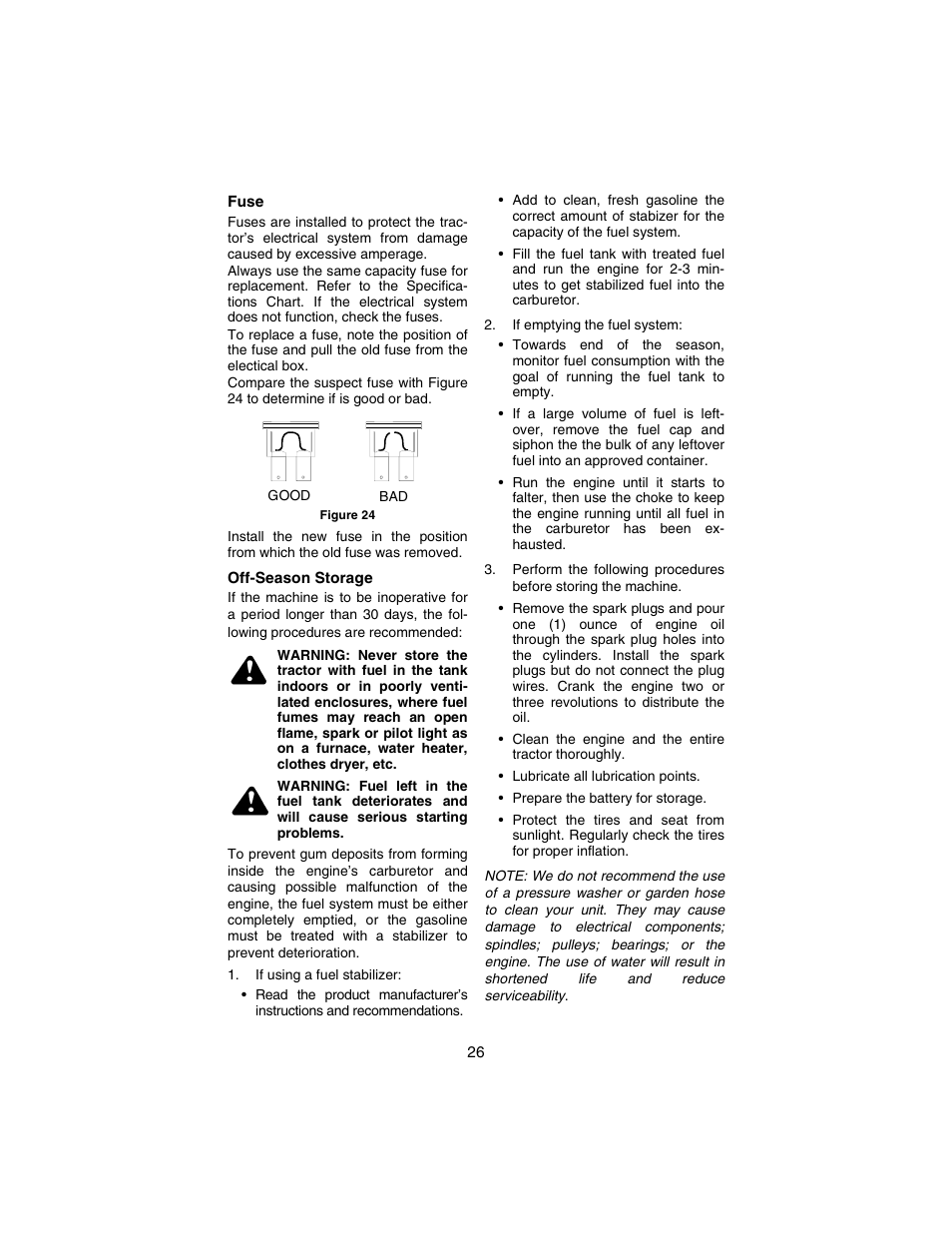 Cub Cadet 3235 User Manual | Page 26 / 44