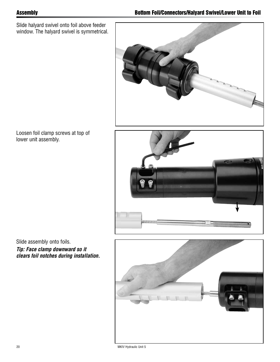 Harken 7415.15S MKIV Hydraulic Jib Reefing & Furling User Manual | Page 20 / 36