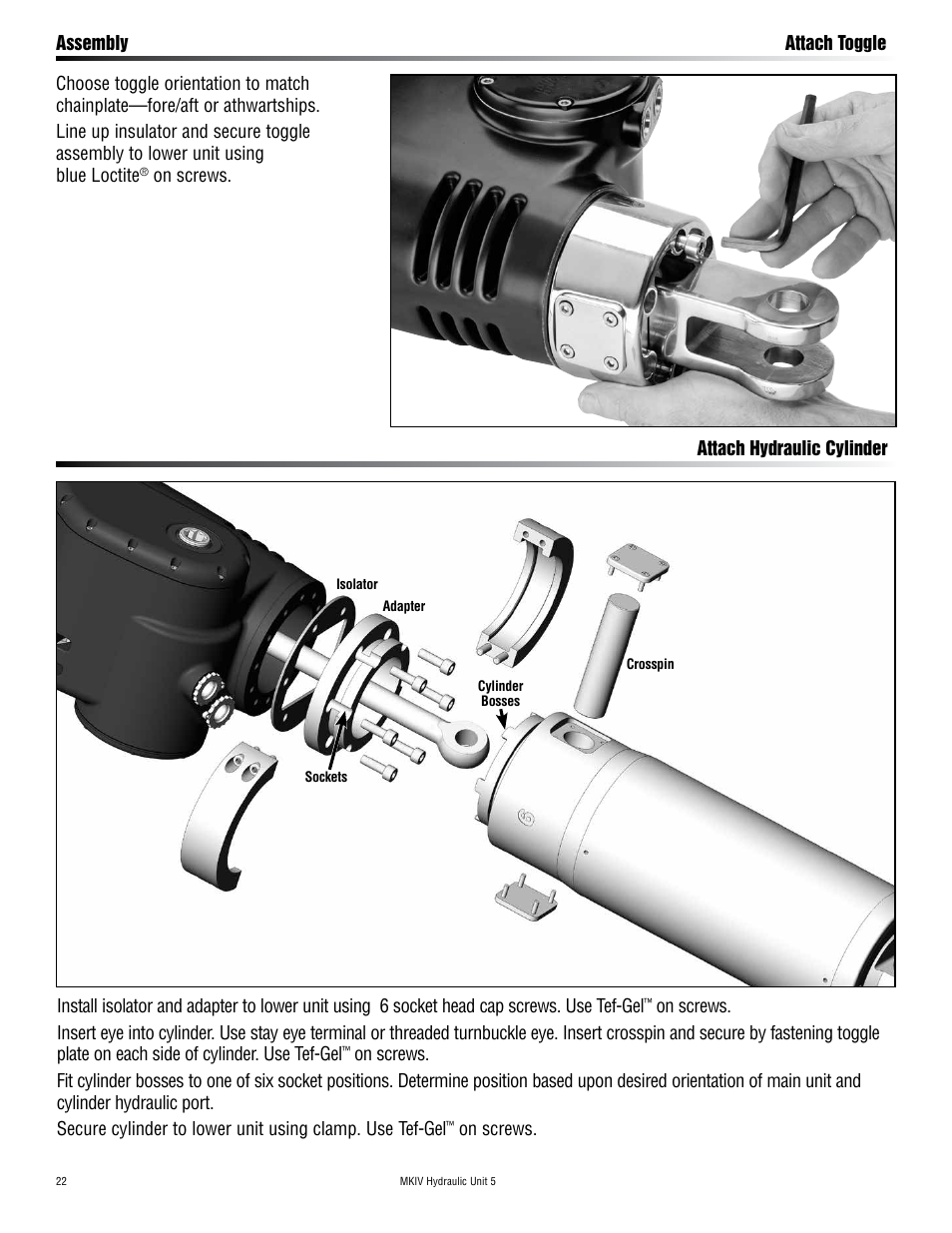 Harken 7415.15S MKIV Hydraulic Jib Reefing & Furling User Manual | Page 22 / 36