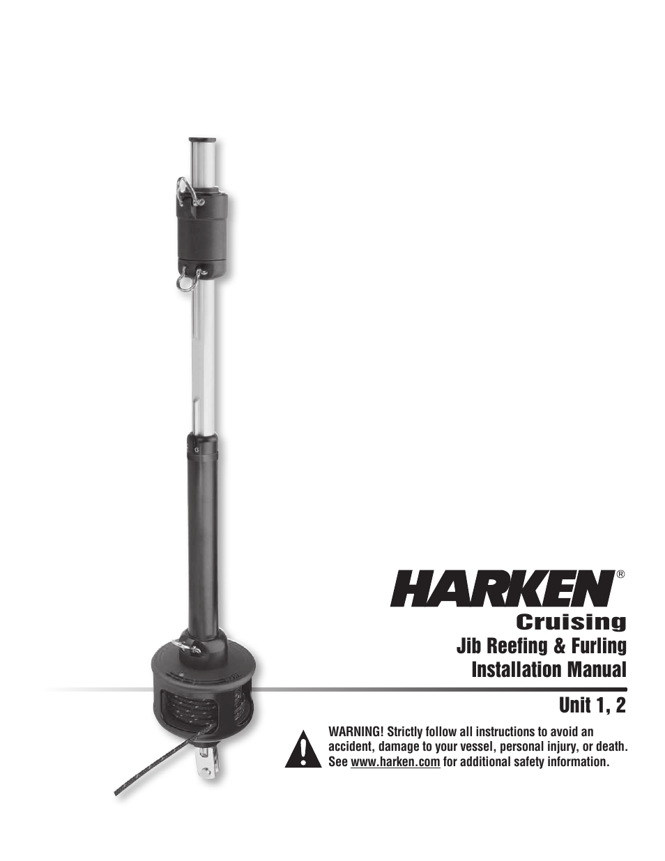 Harken 7311.10 Cruising Jib Reefing & Furling User Manual | 36 pages