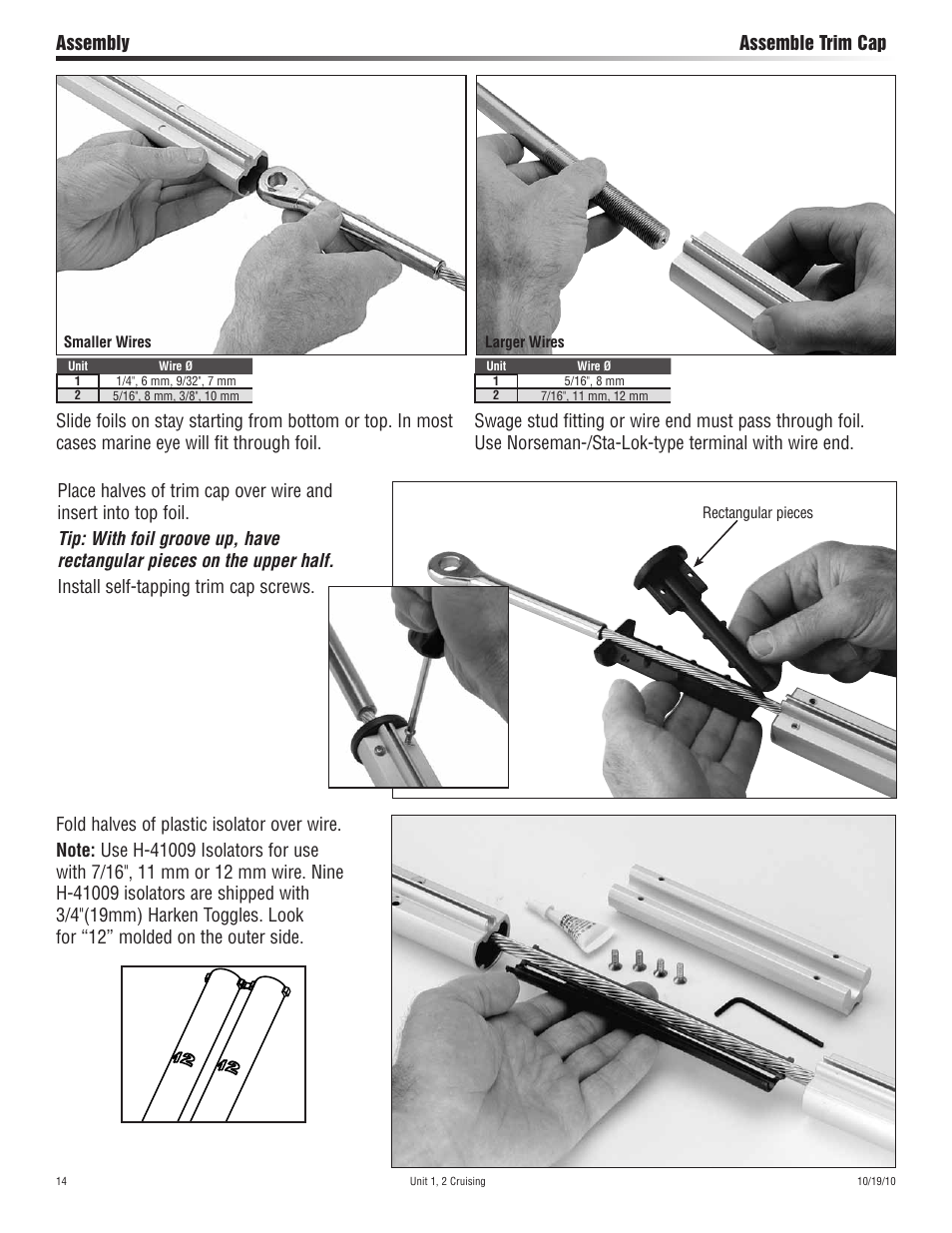 Harken 7311.10 Cruising Jib Reefing & Furling User Manual | Page 14 / 36