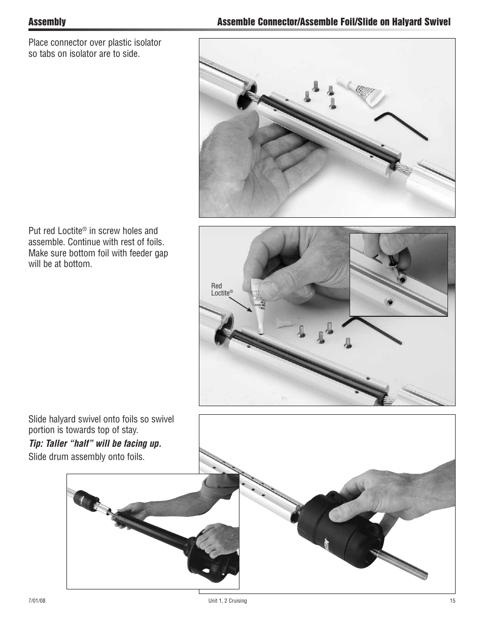 Harken 7311.10 Cruising Jib Reefing & Furling User Manual | Page 15 / 36