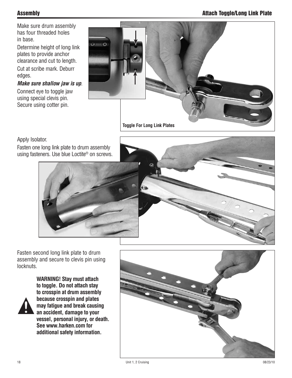 Harken 7311.10 Cruising Jib Reefing & Furling User Manual | Page 18 / 36