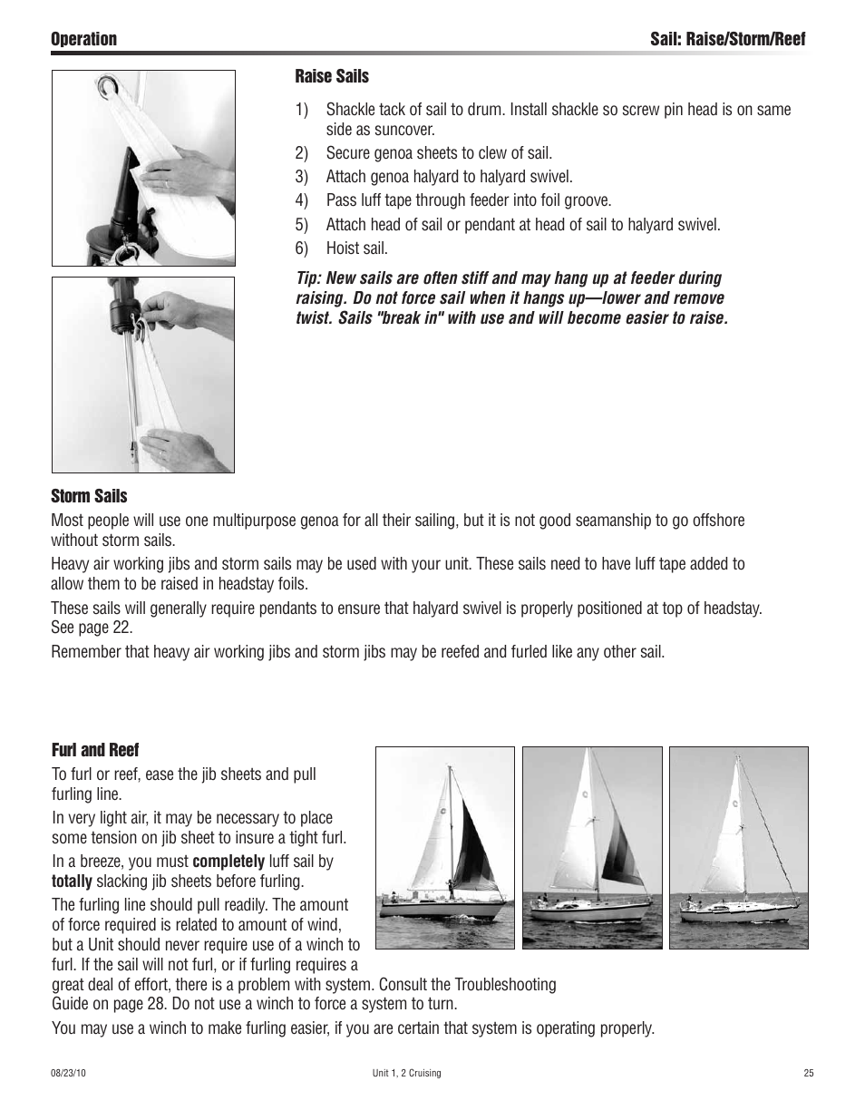 Harken 7311.10 Cruising Jib Reefing & Furling User Manual | Page 25 / 36