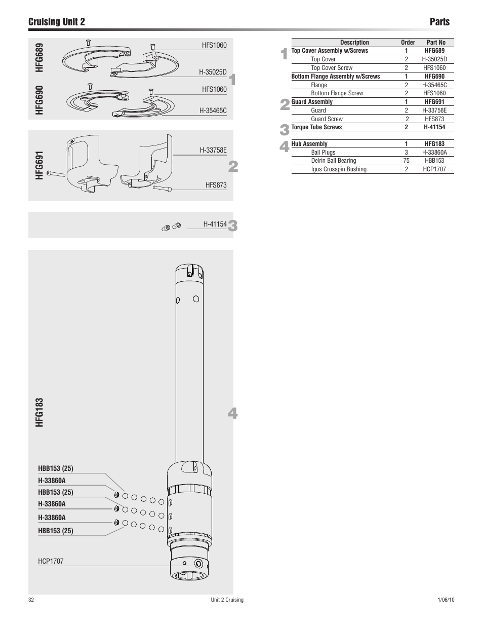 Harken 7311.10 Cruising Jib Reefing & Furling User Manual | Page 32 / 36
