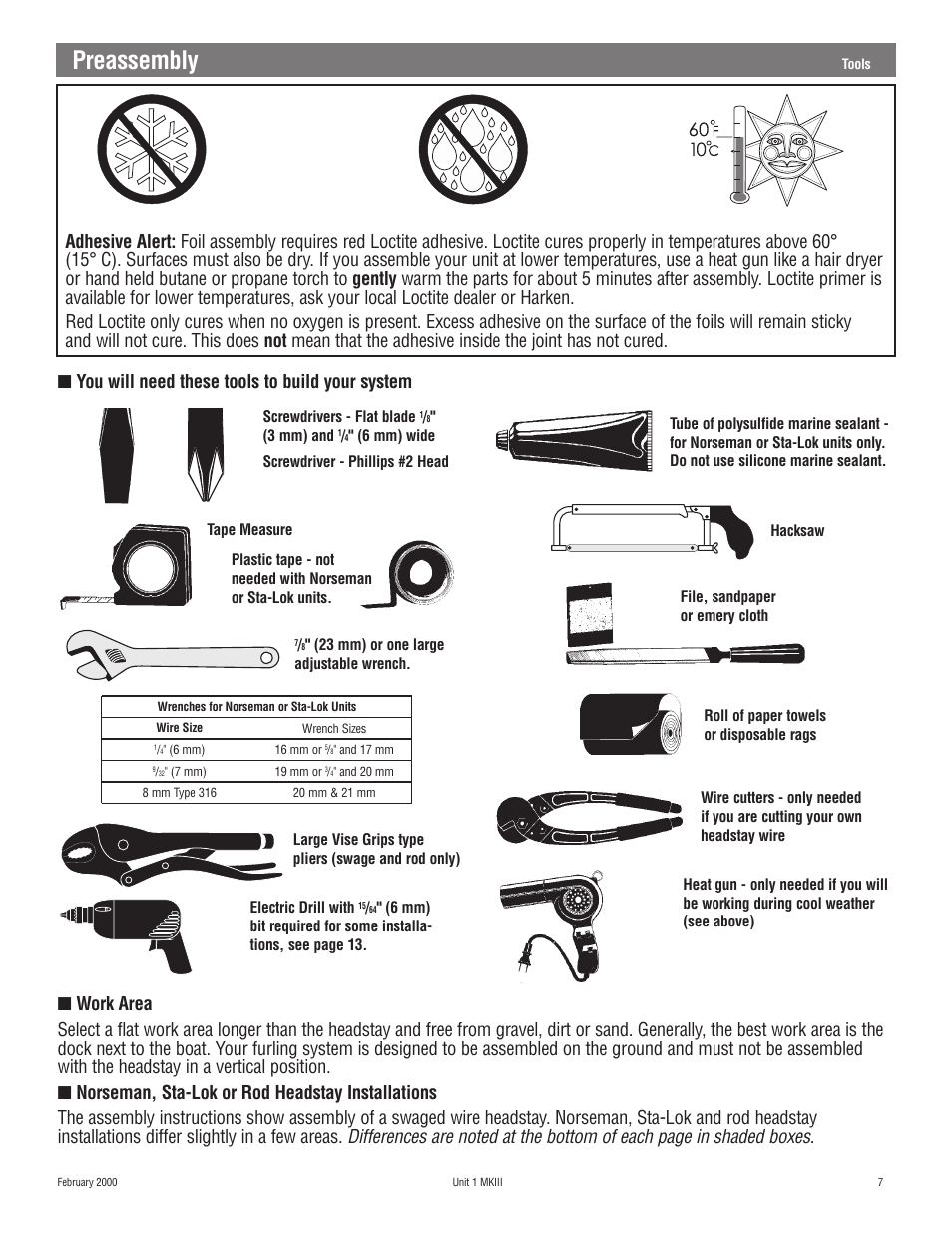 Preassembly | Harken 882 MKIII Jib Reefing & Furling User Manual | Page 14 / 79