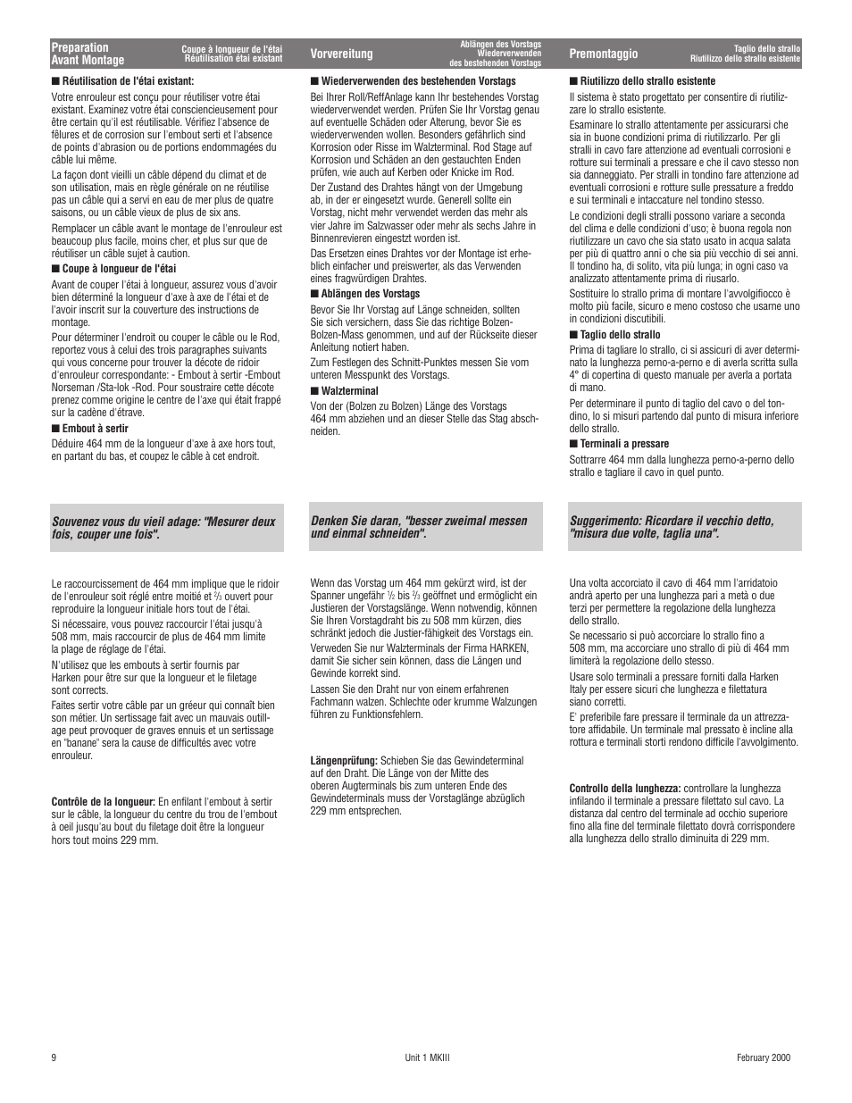 Harken 882 MKIII Jib Reefing & Furling User Manual | Page 17 / 79