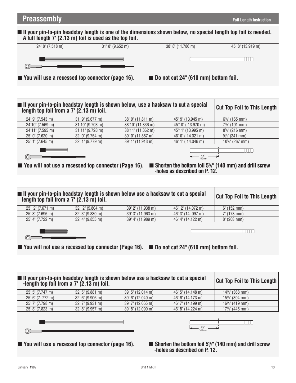 Preassembly | Harken 882 MKIII Jib Reefing & Furling User Manual | Page 26 / 79