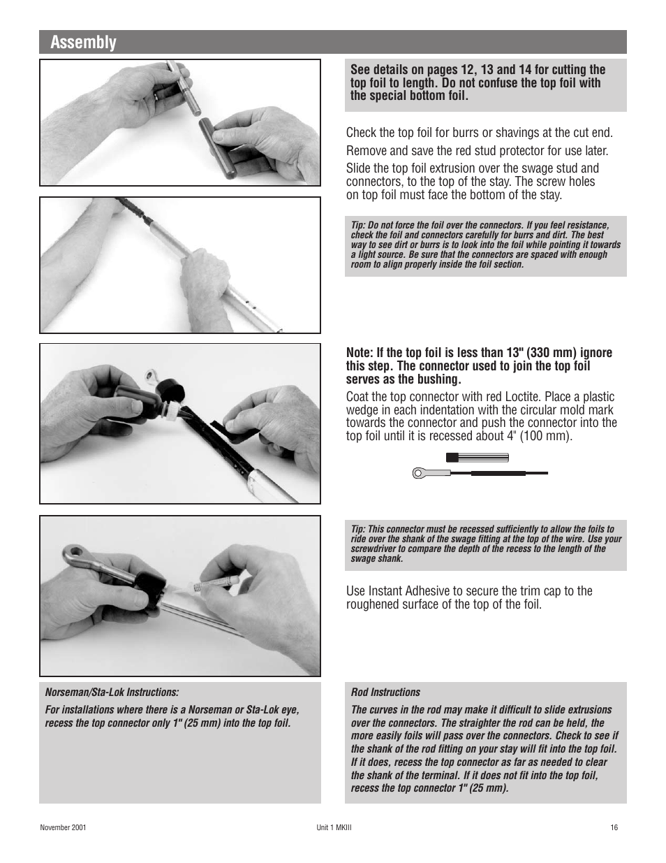 Assembly | Harken 882 MKIII Jib Reefing & Furling User Manual | Page 32 / 79
