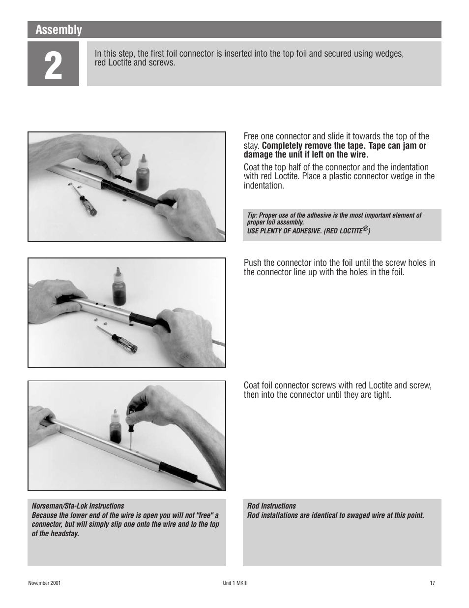 Assembly | Harken 882 MKIII Jib Reefing & Furling User Manual | Page 34 / 79
