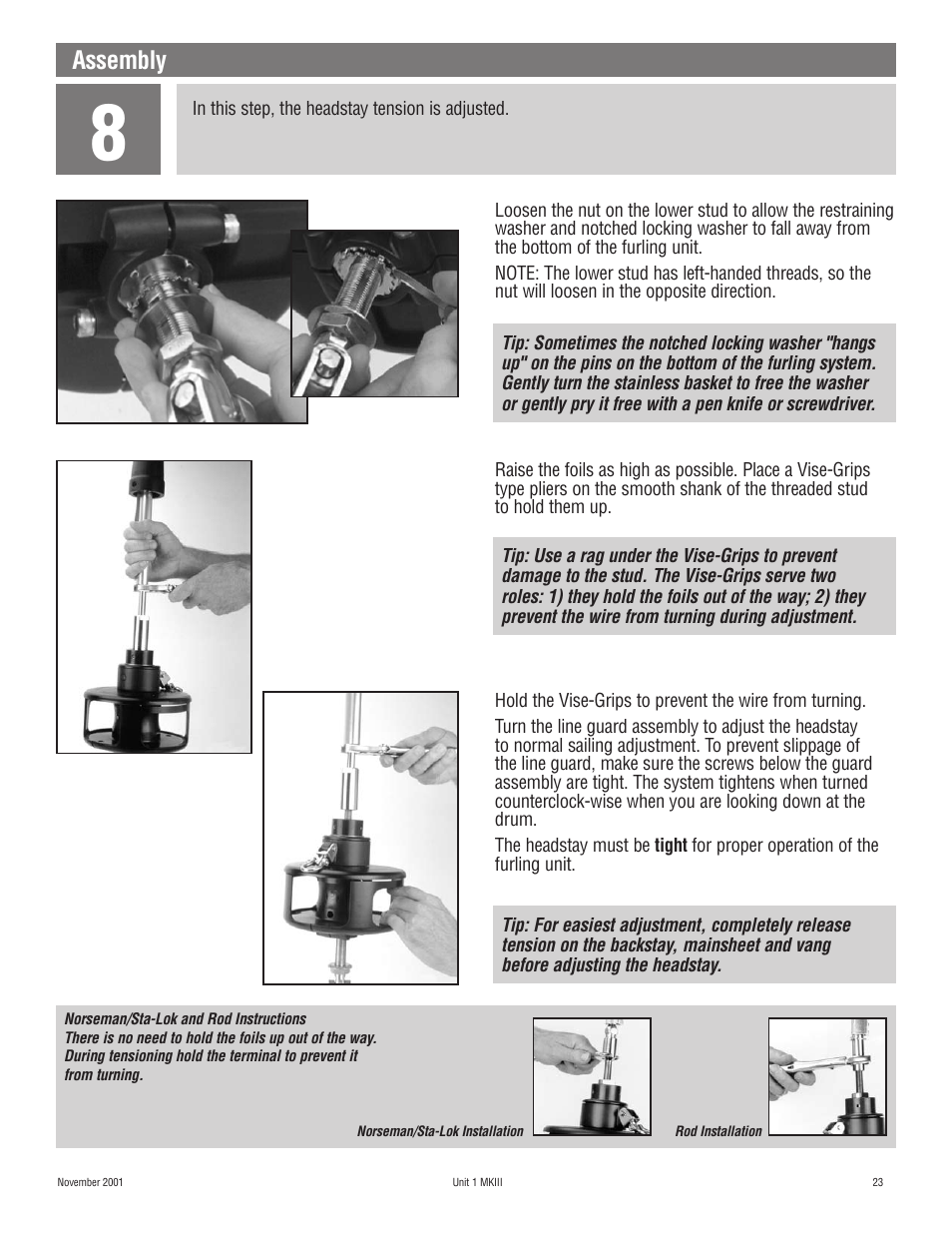 Assembly | Harken 882 MKIII Jib Reefing & Furling User Manual | Page 46 / 79