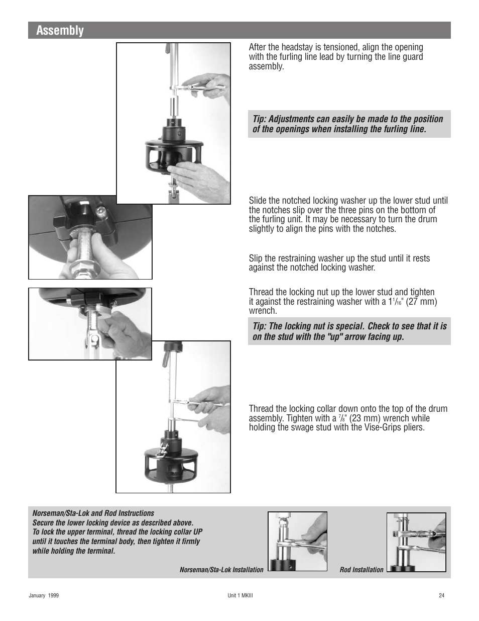 Assembly | Harken 882 MKIII Jib Reefing & Furling User Manual | Page 48 / 79