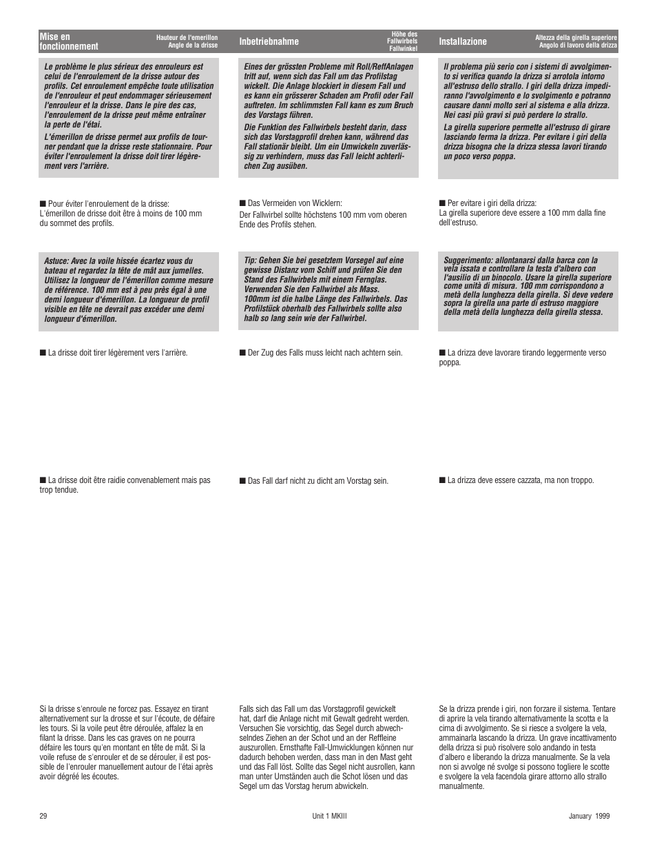 Harken 882 MKIII Jib Reefing & Furling User Manual | Page 57 / 79