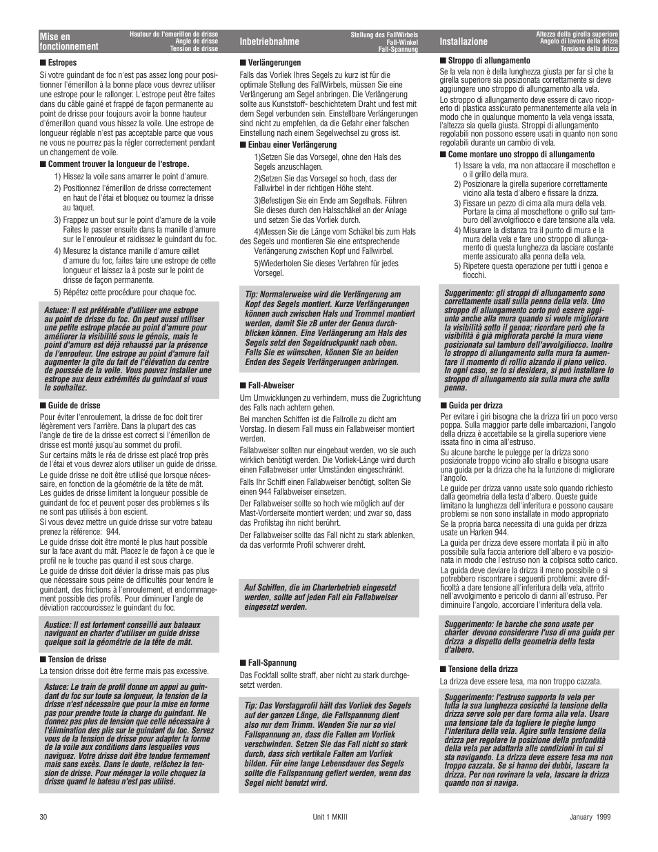 Harken 882 MKIII Jib Reefing & Furling User Manual | Page 59 / 79