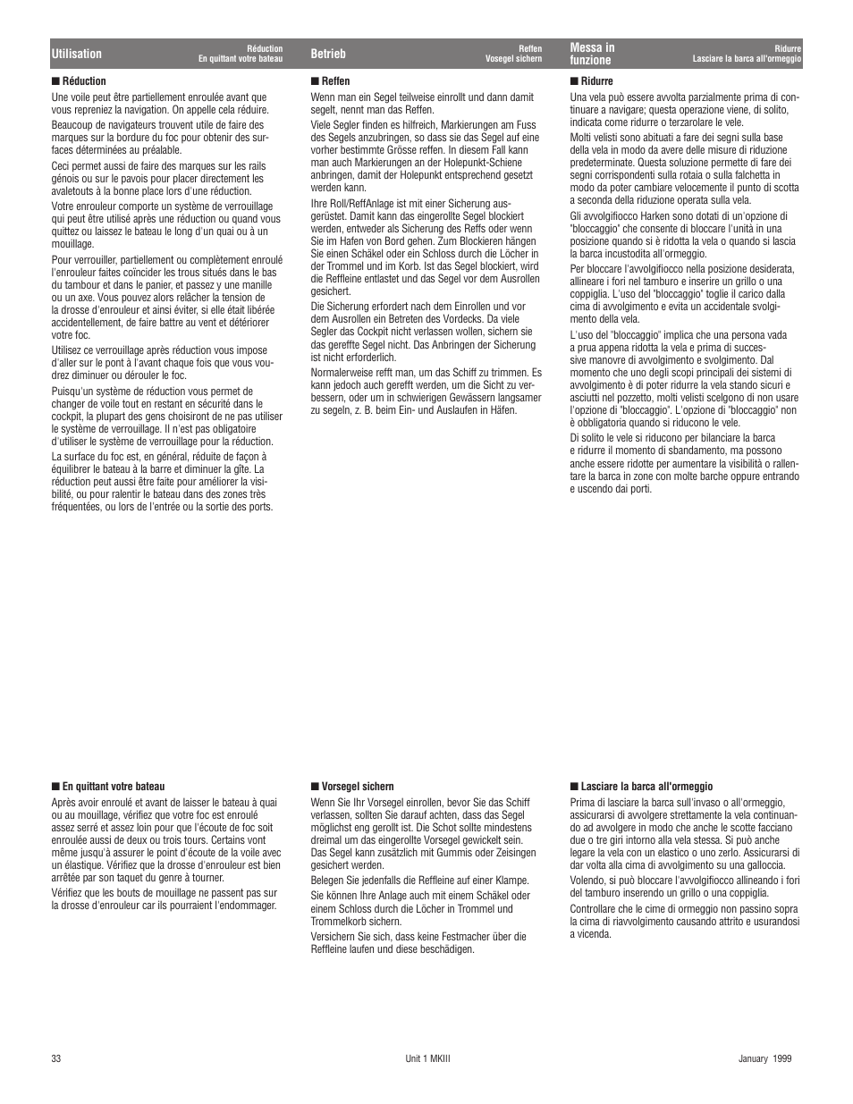 Harken 882 MKIII Jib Reefing & Furling User Manual | Page 65 / 79