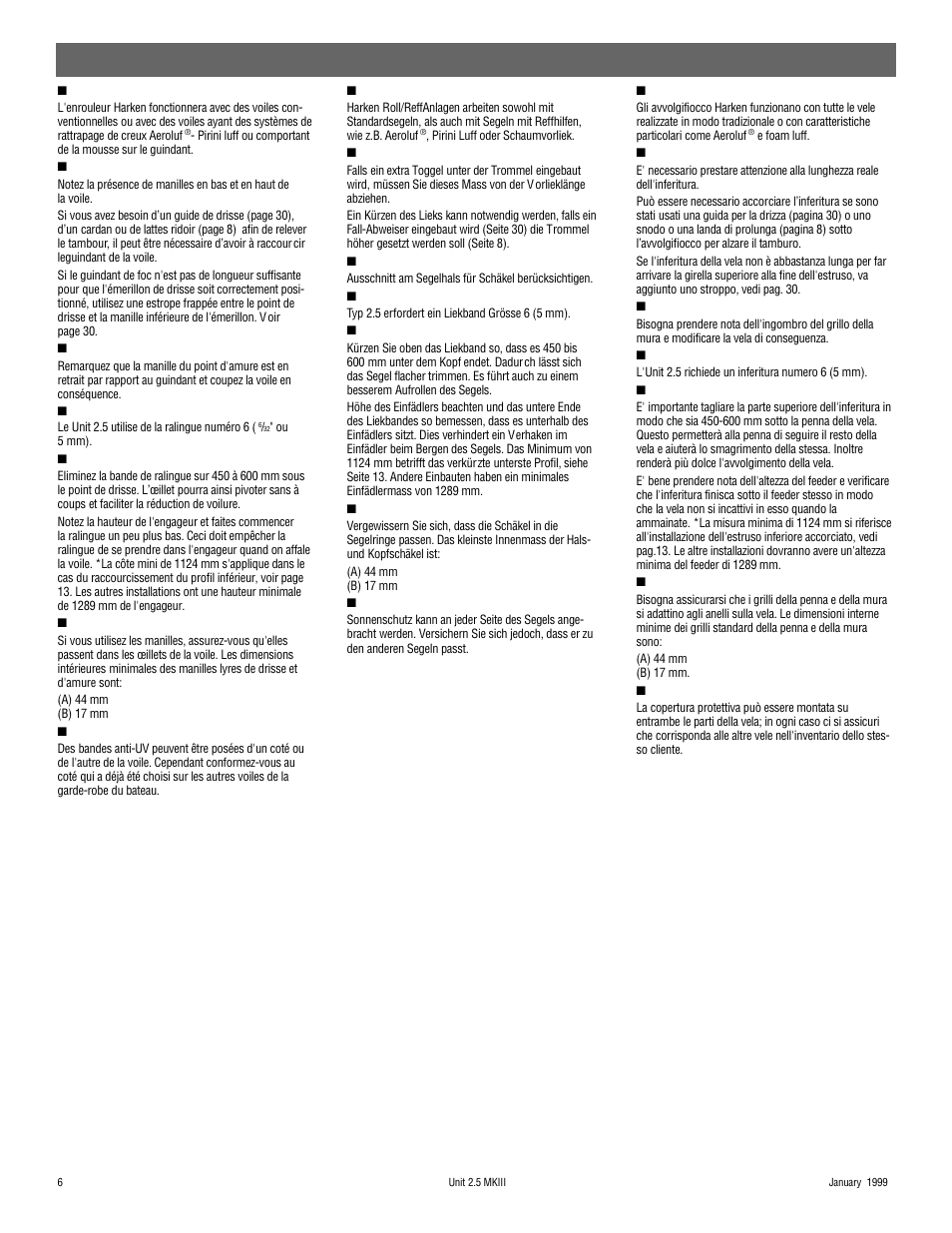 Harken 948 MKIII Jib Reefing & Furling User Manual | Page 10 / 78