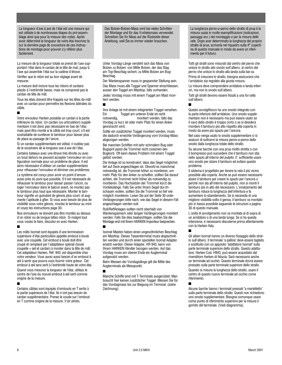 Harken 948 MKIII Jib Reefing & Furling User Manual | Page 14 / 78