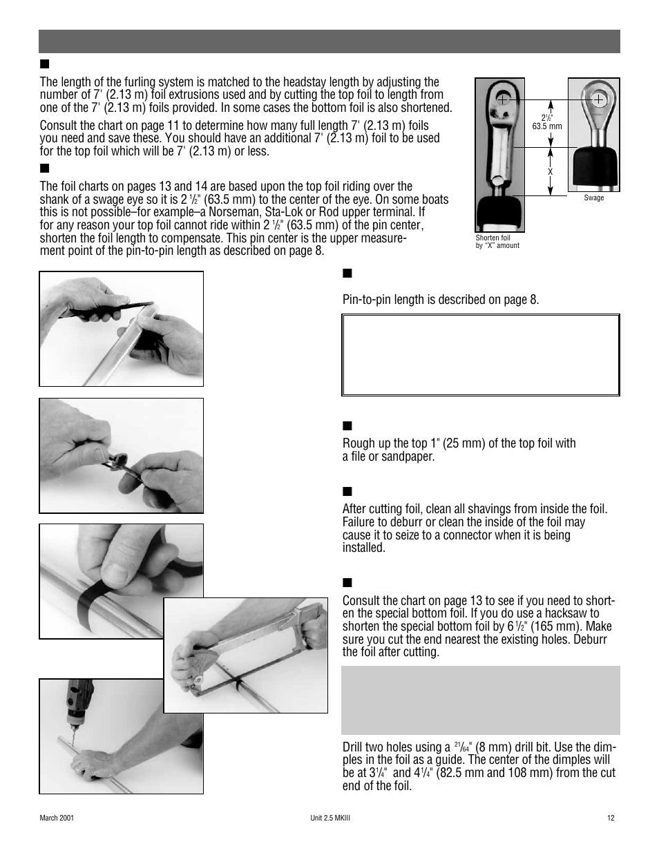 Preassembly | Harken 948 MKIII Jib Reefing & Furling User Manual | Page 23 / 78