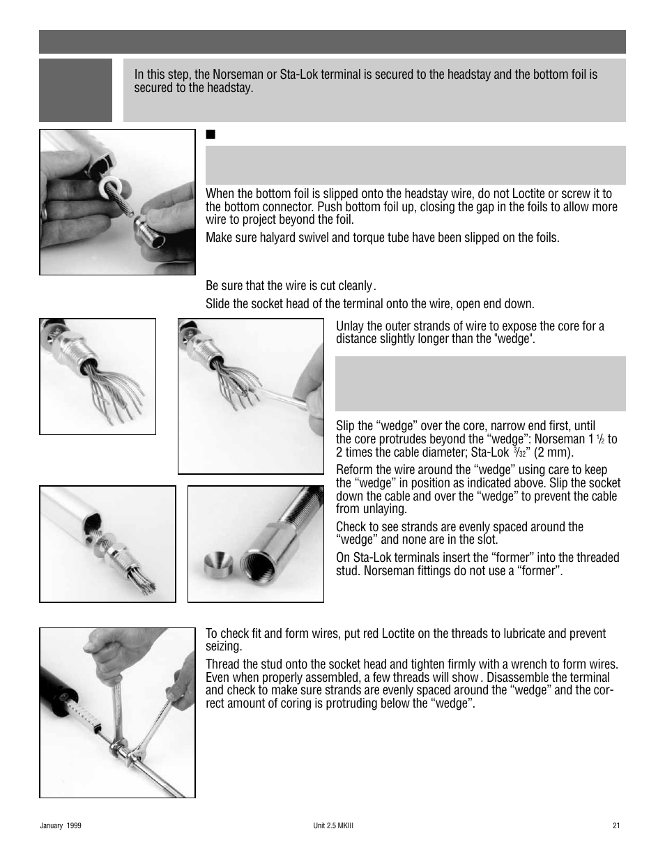 Assembly | Harken 948 MKIII Jib Reefing & Furling User Manual | Page 41 / 78